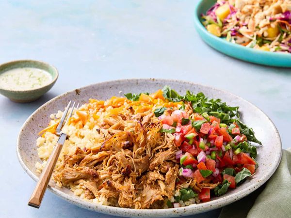 Whole30 Chicken Carnitas Bowls